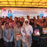 Kegiatan gerakan ibu hamil sehat dan bahagia dalam rangka peringatan hari ibu ke-97, Senin (22/12/2025) di kantor PKK Dairi.(ist)