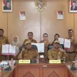 Serah terima jabatan (Sertijab) Pimpinan Tinggi Pratama di Ruang Rapat Bupati Dairi.(ist)