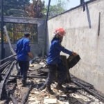 Kebakaran Gedung sekolah Dasar SD Negeri 033929 Huta Ginjang, Silima Pungga - Pungga Dairi.(ist)