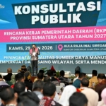 Forum Konsultasi Publik RKPD 2027 Pemprov Sumatera Utara.(ist)