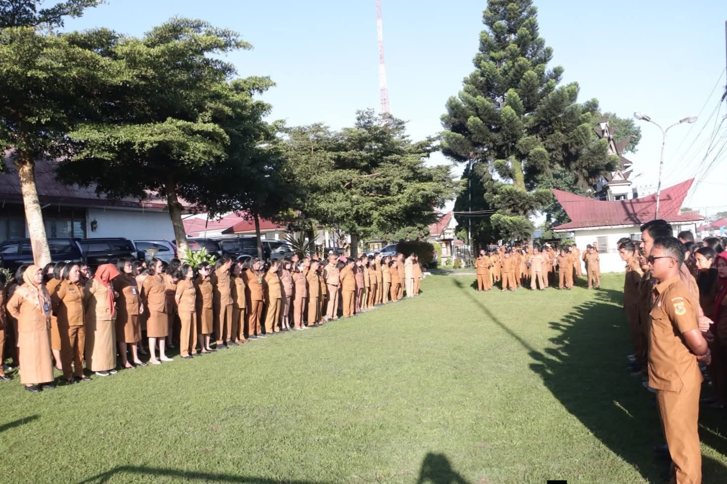 Apel gabungan perdana Pemerintah Kabupaten Dairi di tahun 2026.(ist)