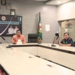 Pemkab Karo ikuti rapat virtual (Zoom Meeting) mengenai Sinergi Fiskal Pusat dan Daerah.(ist)