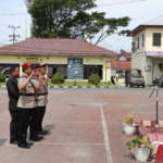 Upacara Serah Terima Jabatan (Sertijab) pejabat utama di lingkungan Polres Dairi.(ist)