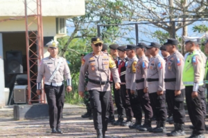 Apel Gelar Pasukan Operasi Keselamatan Tahun 2026 Polres Pakpak Bharat.(ist)