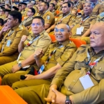 Wali Kota Pematangsiantar Wesly Silalahi menghadiri Rapat Koordinasi Nasional (Rakornas) di Sentul Jawa Barat.(ist)