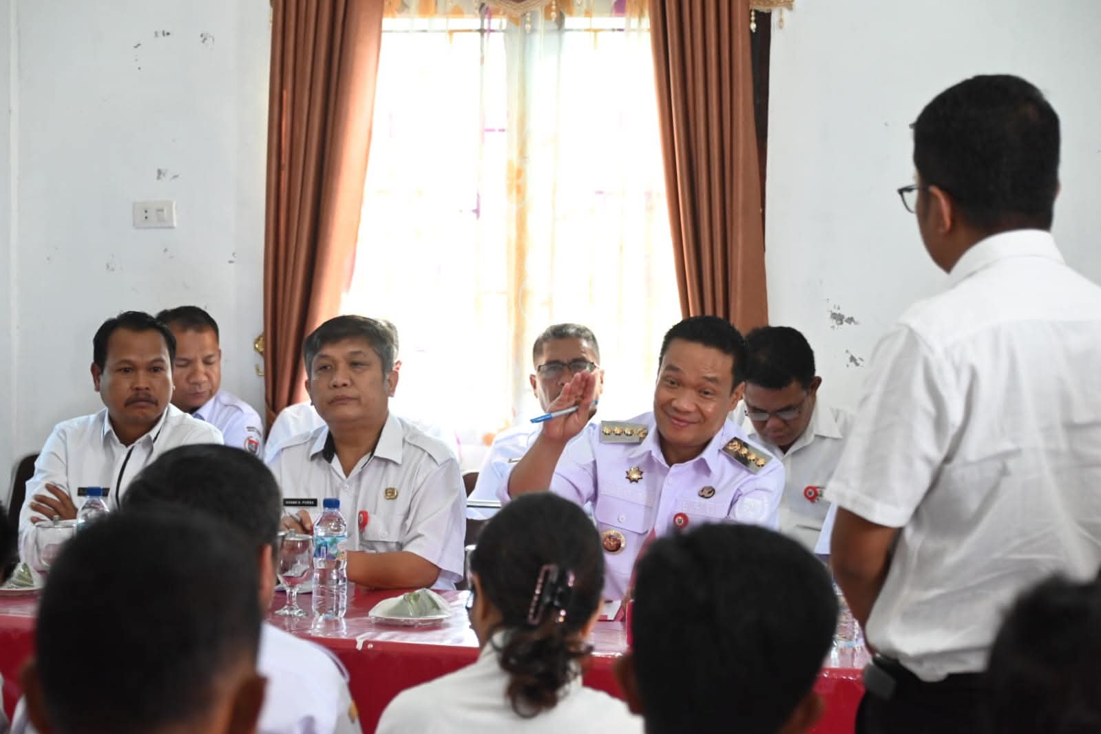 Kegiatan Pembinaan dan Pengawasan Penyelenggara Pemerintahan se-Kecamatan Pollung.(ist)