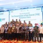High Level Meeting Tim Pengendali Inflasi Daerah (TPID) Sumut.(is)
