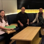 Bupati Dairi, Vickner Sinaga (Kanan) temui kepada BGN Pusat Dadan Hindayana (tengah).(ist)