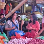 Satgas Saber Pelanggaran Harga, Keamanan, dan Mutu Pangan Kabupaten Karo bersama Satgas Saber Pusat (Badan Pangan Nasional) melakukan pengecekan harga dan ketersediaan bahan pangan di Pusat Pasar Kabanjahe.(ist)