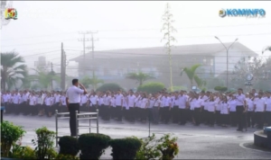 Apel Gabungan Aparatur Sipil Negara (ASN) Pemerintah Kabupaten Dairi.(ist)