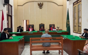 Sidang kasus korupsi Profil Desa di Pengadilan Negeri Medan.(ist)