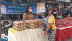 Dinas Perindustrian dan Perdagangan Kabupaten Karo kembali menggelar kegiatan Pasar Murah.(ist)