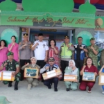 Saat meninjau Pos Pengamanan Operasi Patuh Toba 2026 Simpang Salak Sidikalang.(ist)