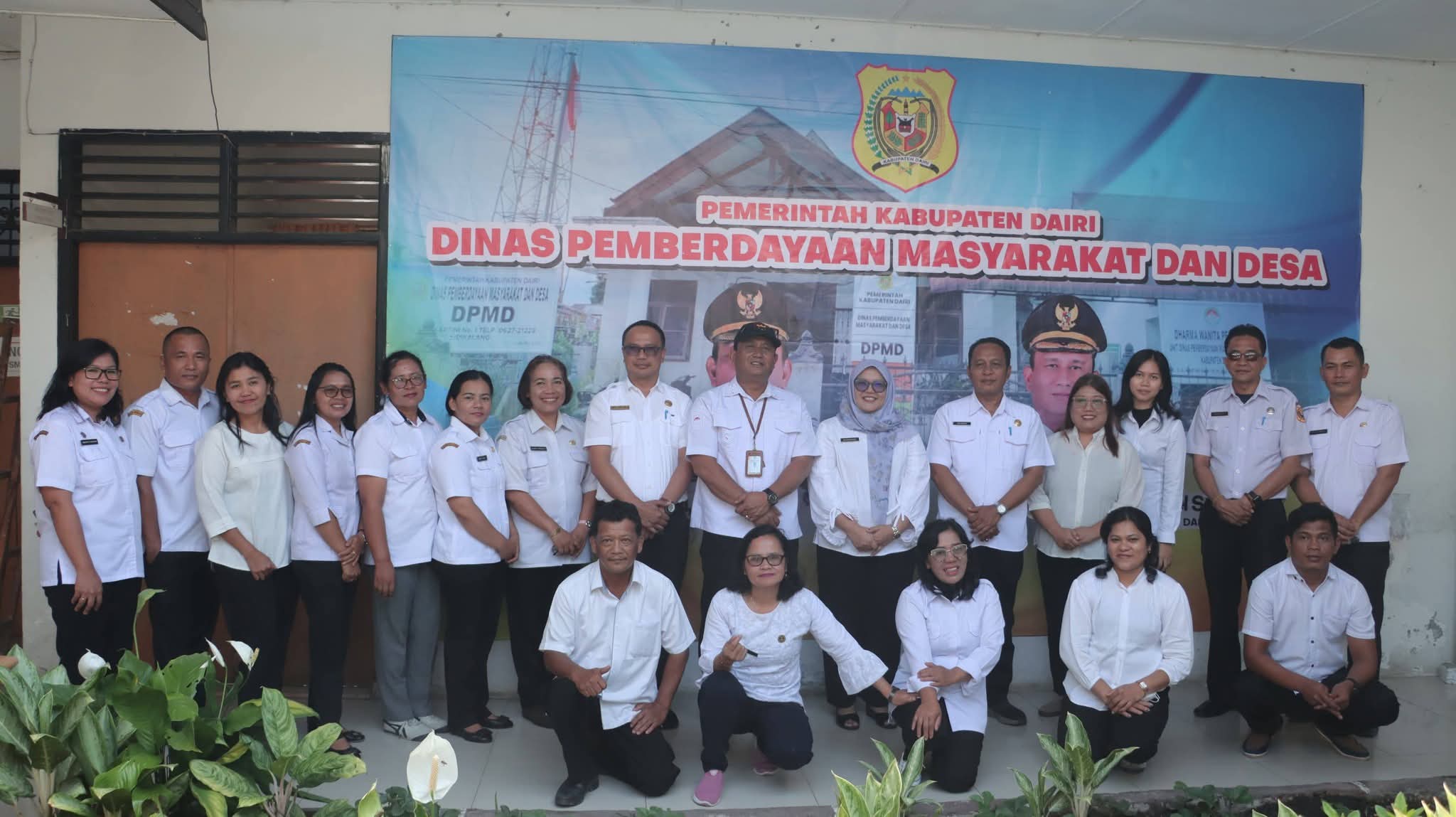 Wakil Bupati, Wahyu Daniel Sagala melakukan Inspeksi mendadak (Sidak) ke Dinas Pemberdayaan masyarakat dan Desa.(ist)