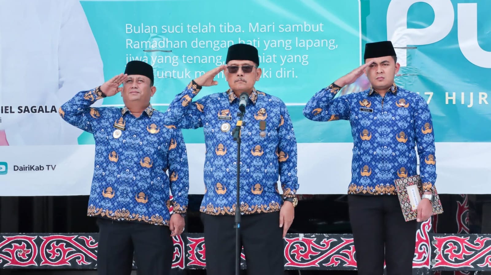 Upacara hari Kesadaran Nasional Pemerintah Kabupaten Dairi.(ist)