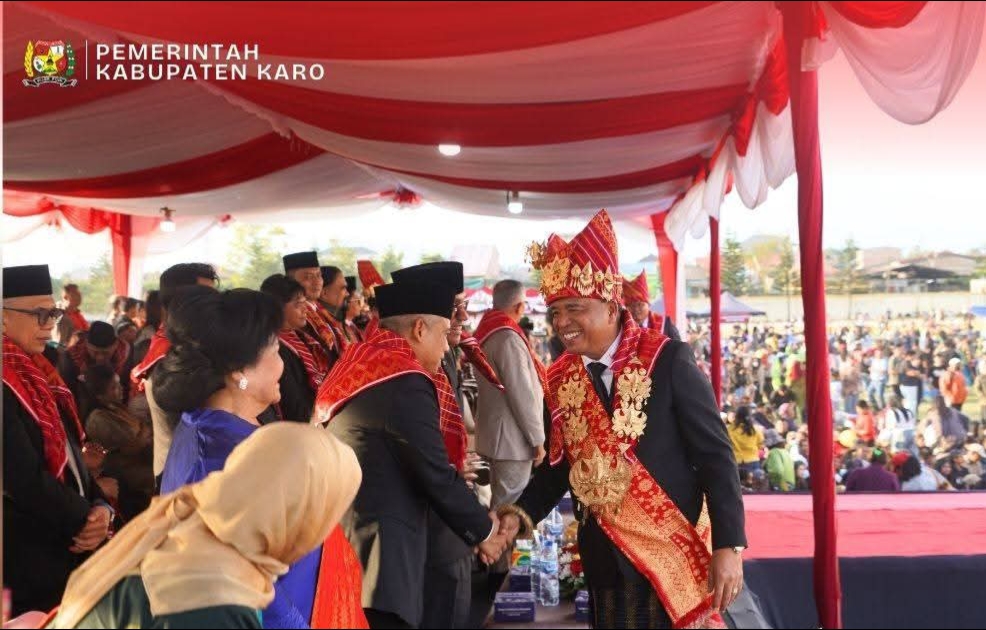 Perayaan Hari Jadi Kabupaten Karo yang ke-80.(ist)