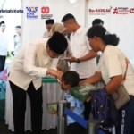 Walikota Medan Rico Waas sambut kedatangan warga di kediamannya rayakan idul fitri.(ist)