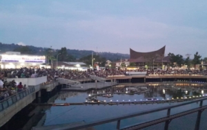 Kawasan wisata Water front di Pangururan Samosir.(ist)
