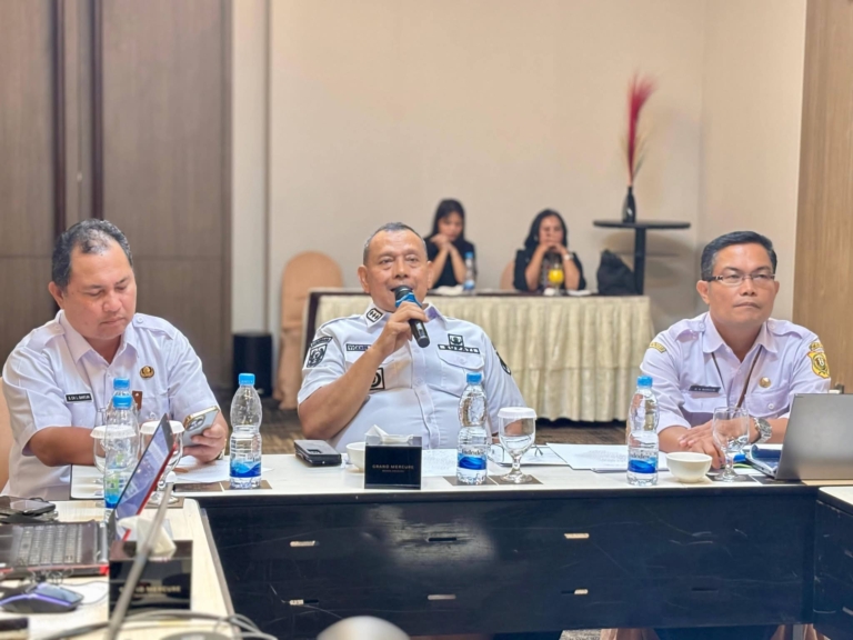 Zoom kegiatan Penilaian Presentasi Kinerja Pemerintah Daerah.(ist)