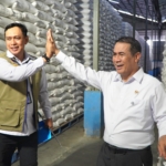 Stok beras di gudang Bulog aman.(ist)