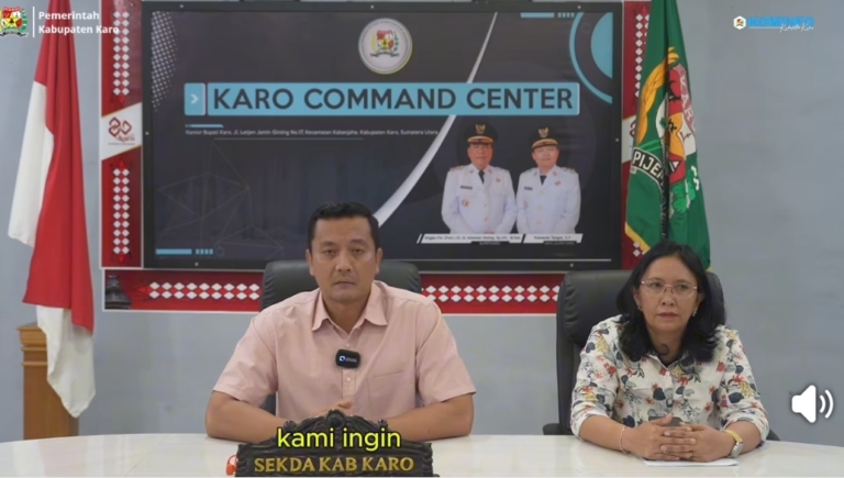 Sekretaris Daerah (Sekda) Kabupaten Karo Gelora Kurnia Putra Ginting, S.STP, MM.(ist)