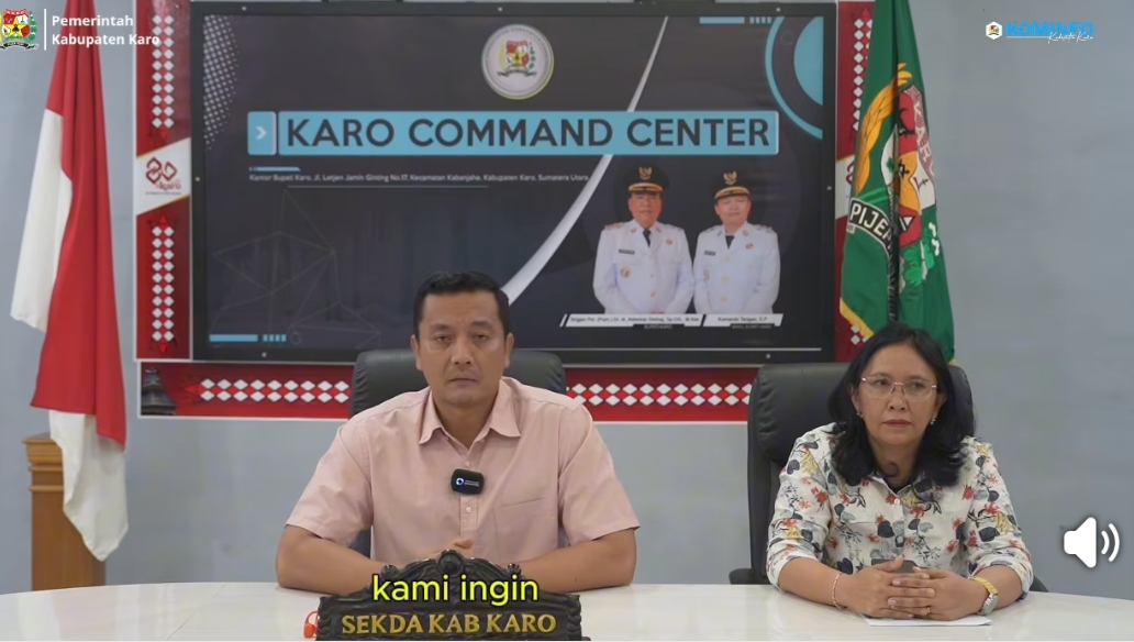 Sekretaris Daerah (Sekda) Kabupaten Karo Gelora Kurnia Putra Ginting, S.STP, MM.(ist)