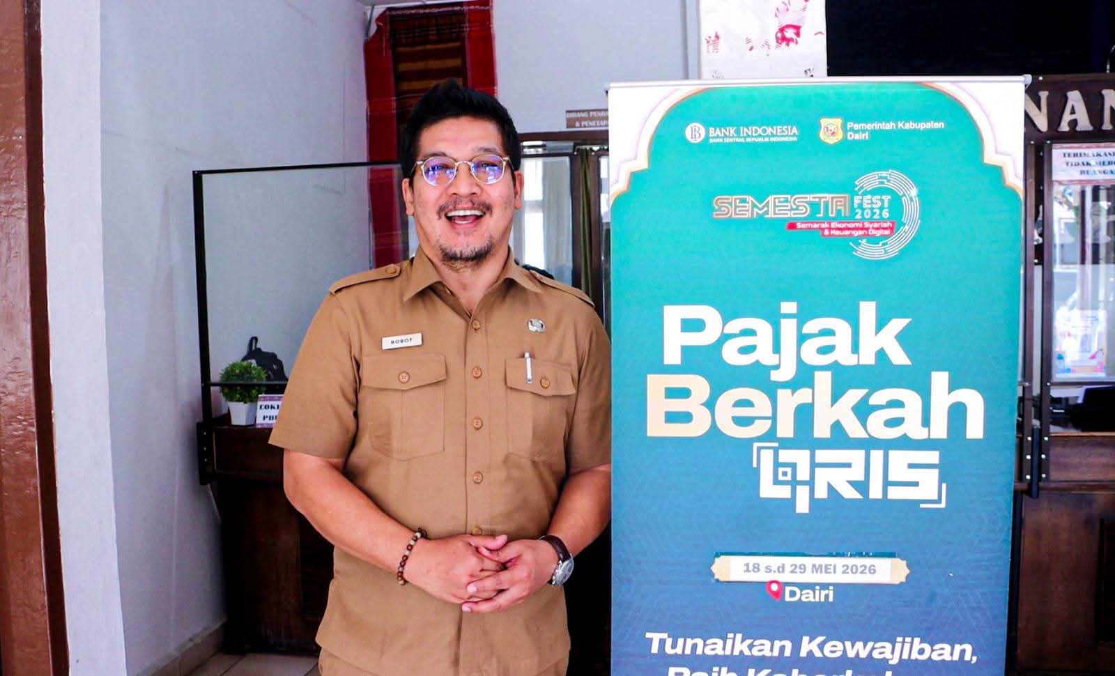 Program pemberian insentif pembayaran Pajak Non tunai melalui kegiatan Pajak Berkah QRIS Tahun 2026.(ist)