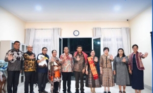 perdana kerja Kepala Kejaksaan Negeri (Kajari) Kabupaten Karo di hadapan Forkompinda.(ist)