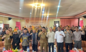 Sosialisasi publik PT DPM di Beristera Hotel, Sidikalang.(ist)