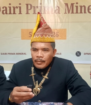Aslim Padang, Ketua Harian Forum Komunikasi Pemangku Hak Ulayat se-Kabupaten Dairi.(ist)