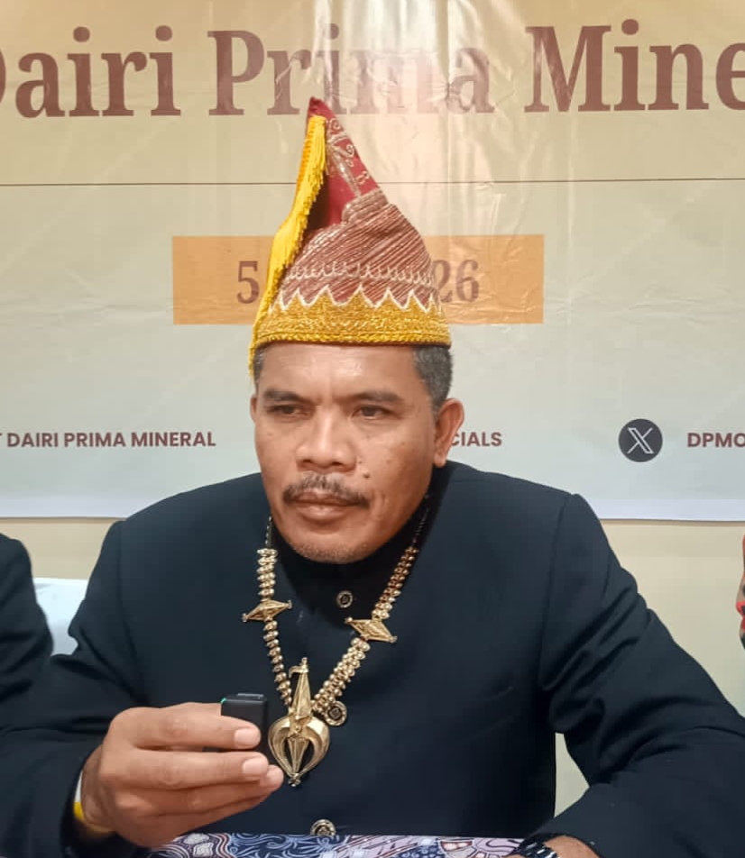Aslim Padang, Ketua Harian Forum Komunikasi Pemangku Hak Ulayat se-Kabupaten Dairi.(ist)