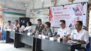 Sosialisasi program DIGITANI bersama para perwakilan OPD kepada Masyarakat Desa Bangun.(ist)