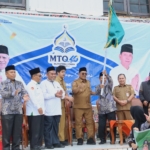 Pelepasan peserta kafilah MTQ yang akan bertanding pada MTQ ke-40 tingkat Provinsi Sumatera Utara.(ist)
