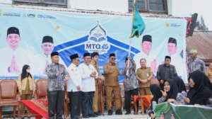 Pelepasan peserta kafilah MTQ yang akan bertanding pada MTQ ke-40 tingkat Provinsi Sumatera Utara.(ist)