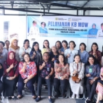 Pelayanan KB Medis Operasi Wanita (MOW) gratis kepada warga.(ist)