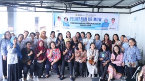 Pelayanan KB Medis Operasi Wanita (MOW) gratis kepada warga.(ist)