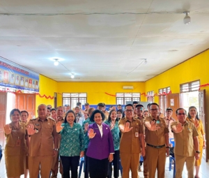 Bimbingan teknis (bimtek) TP Posyandu, Camat, Puskesmas dan Mitra dalam pengelolaan posyandu layanan primer tahun 2026 di Kecamatan Pegagan Hilir.(ist)