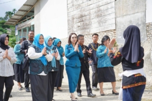 Monitoring Tim Penggerak PKK Provinsi Sumatera Utara di desa Bandar Baru, Kecamatan Sitellu Tali Urang Jehe.(ist)