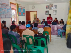Pemerintah Kecamatan Doloksanggul melaksanakan musyawarah pembentukan Panitia Pemilihan Kepala Desa (PPKD).(ist)