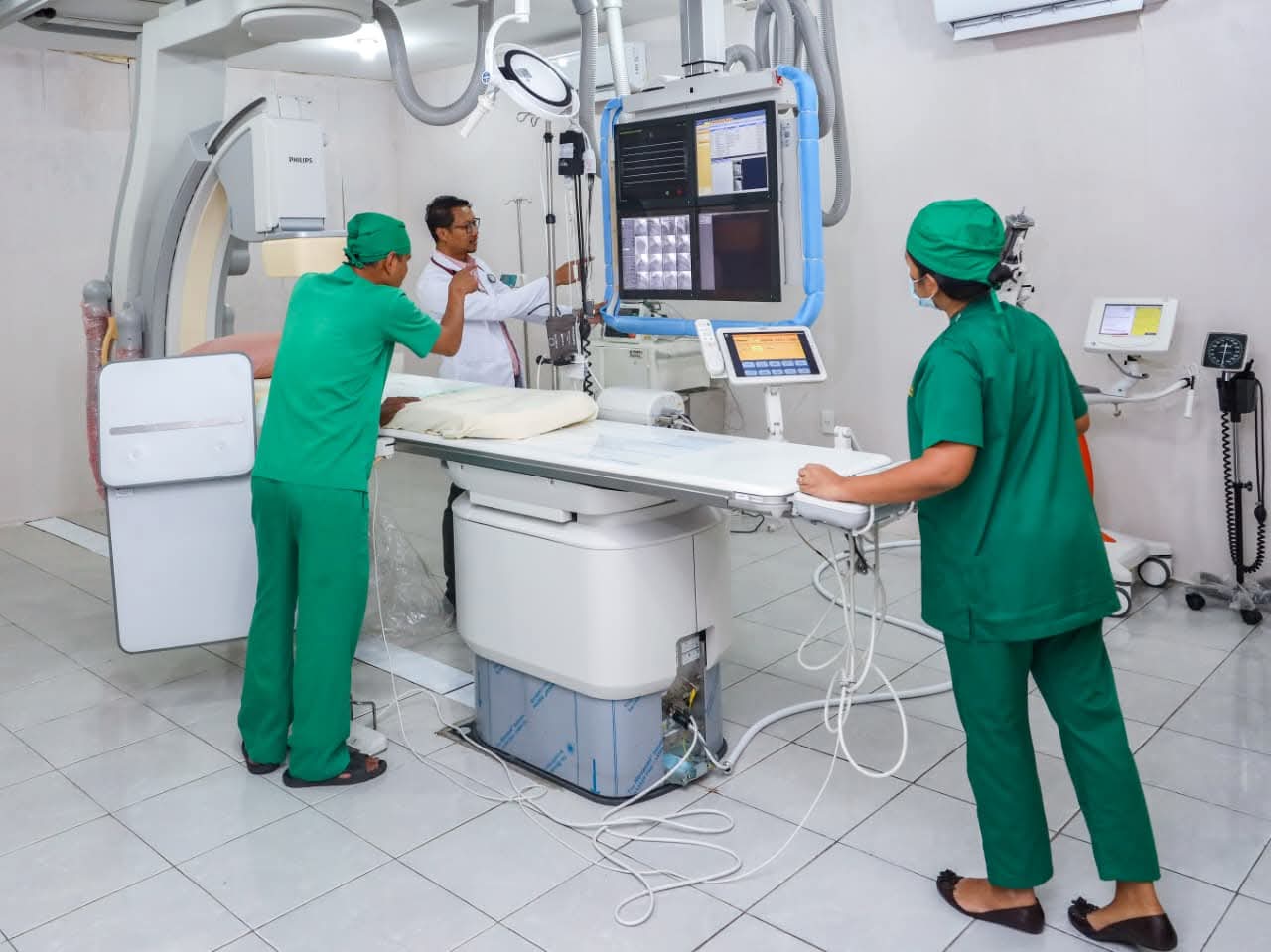Layanan Cathlab Rumah Sakit Umum Daerah (RSUD) dr. Djasamen Saragih Kota Pematangsiantar.(ist)
