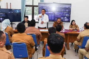 Penandatanganan Komitmen Bersama Mendukung Dashboard Satu Data untuk Peningkatan Kualitas Layanan Publik.(ist)