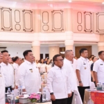 Rapat Koordinasi Monitoring dan Asistensi Penggunaan Dana Tambahan Transfer ke Daerah (TKD) bagi Pemerintah Kabupaten/Kota se-Sumatera Utara.(ist)