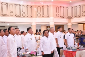 Rapat Koordinasi Monitoring dan Asistensi Penggunaan Dana Tambahan Transfer ke Daerah (TKD) bagi Pemerintah Kabupaten/Kota se-Sumatera Utara.(ist)