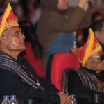 Bupati Dairi Hadir Pagelaran Kesenian Pakpak Kabupaten Dairi dalam rangka Pekan Raya Sumatera Utara (PRSU).(ist)