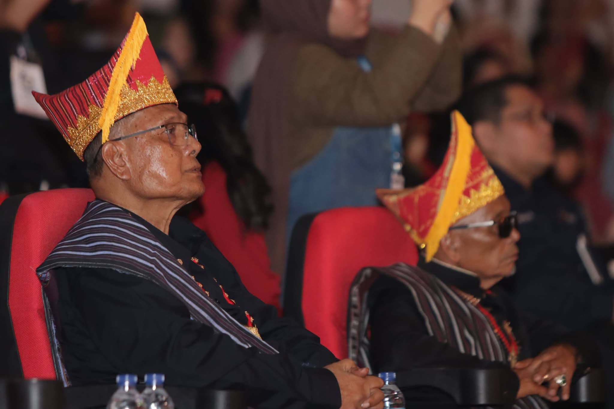 Bupati Dairi Hadir Pagelaran Kesenian Pakpak Kabupaten Dairi dalam rangka Pekan Raya Sumatera Utara (PRSU).(ist)