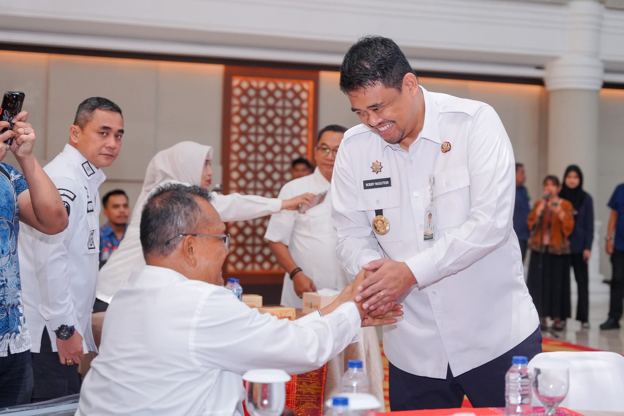 Bupati Dairi, Vickner Sinaga menghadiri Entry Meeting Ombudsman RI Tahun 2026 yang digelar di Aula Raja Inal Siregar, Kantor Gubernur Sumatera Utara.(ist)