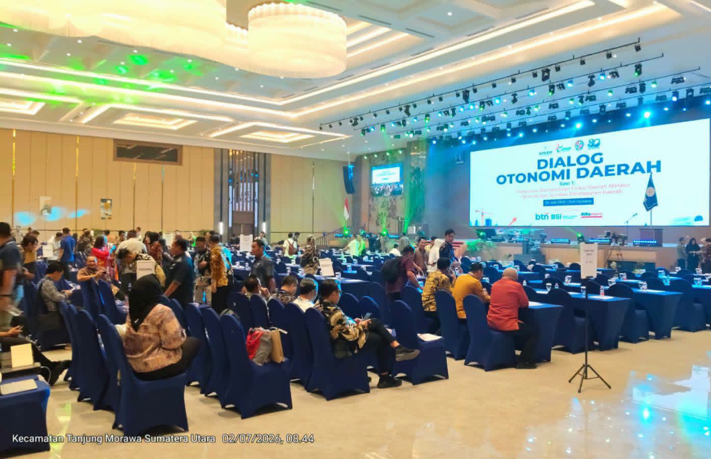 Dialog Otonomi Daerah di Convention Hall, Kabupaten Deli Serdang, Sumatera Utara, Kamis (2/7/2026).(ist)