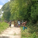 Program Jalan Tanpa Genangan Air (Jatagena) di Kecamatan Siempat Nempu Hulu.(ist)