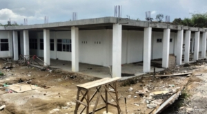 Kondisi bangunan Rumah Sakit Umum Daerah (RSUD) Kabupaten Karo.(ist)