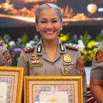 AKBP Sah Udur T.M. Sitinjak, Kapolres Kota Pematangsiantar saat menerima Piagam Penghargaan dari Kapolri melalui Kapolda Sumut.(ist)
